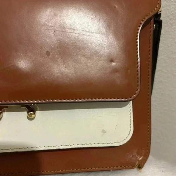 Marni TRUNK LEATHER CROSSBODY BAG - Picture 5 of 12